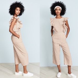 English Factory Gingham Jumpsuit